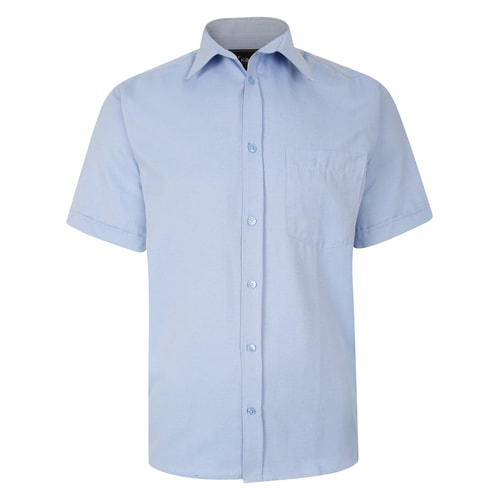 KAM Casual Herringbone Shirt Blue